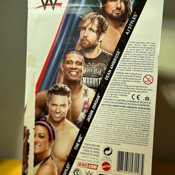 Mattel WWE Action Figure, 6-inch Collectible AJ Styles with 10 Articulation - Picture 2 of 2